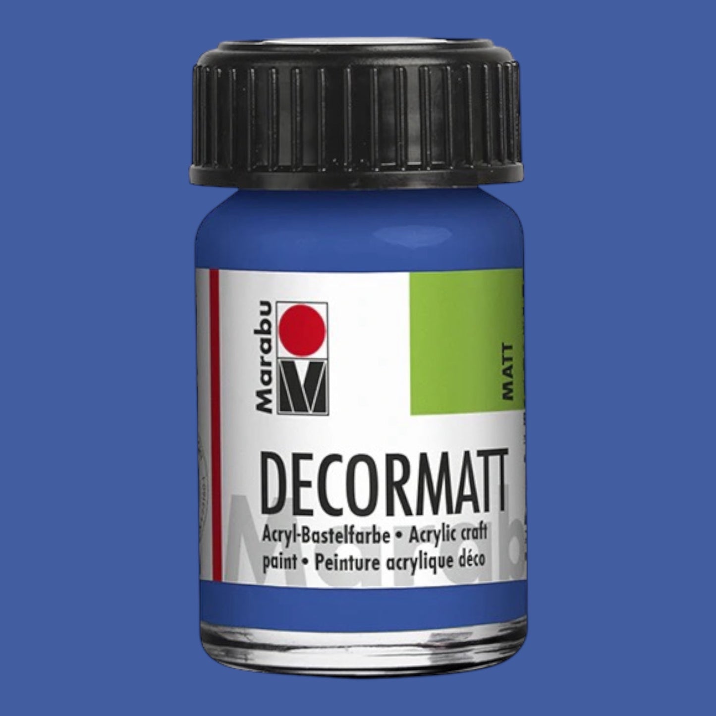 Marabu Decormatt Acryl Mittblau 052