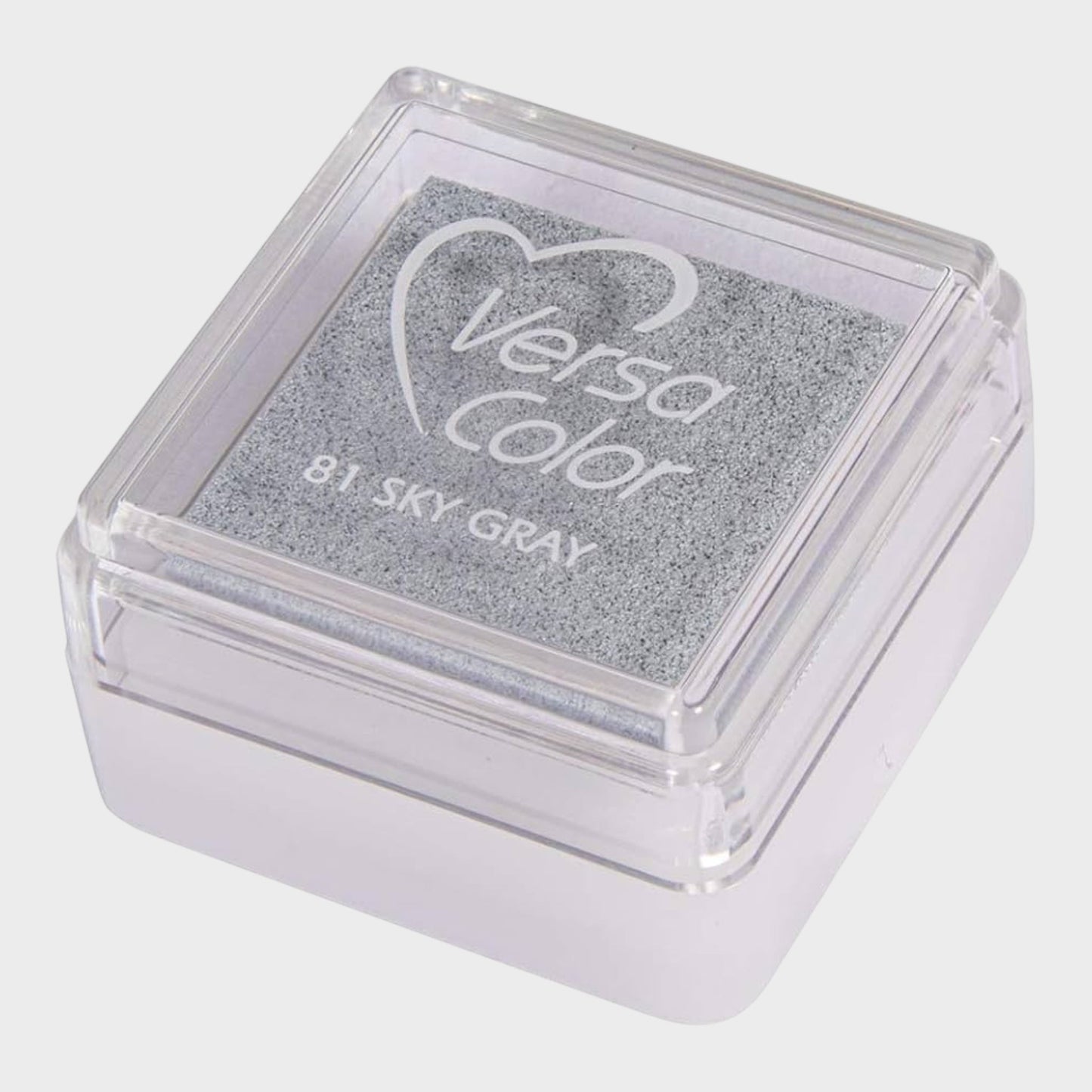 Rayher Stempelkissen Versacolor, 81 Sky Gray – 2,5x2,5 cm
