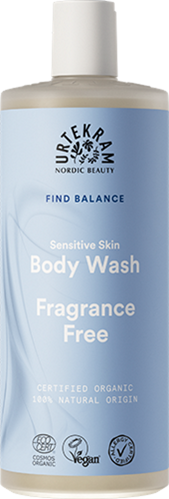 URTEKRAM - Sensitive Skin Body Wash - Fragrance Free 🌿✨