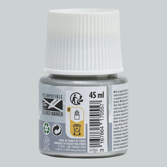 Pebeo Colorex Inks - Silver, 45 ml