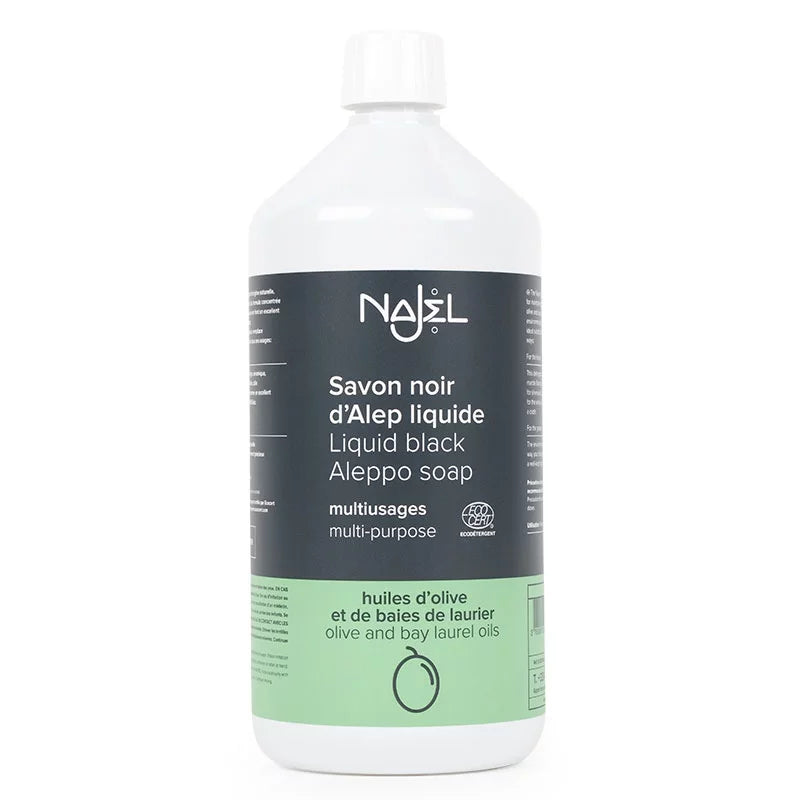 Najel - Liquid Aleppo Black Soap - Revitalize Your Skin Naturally 🌱💧