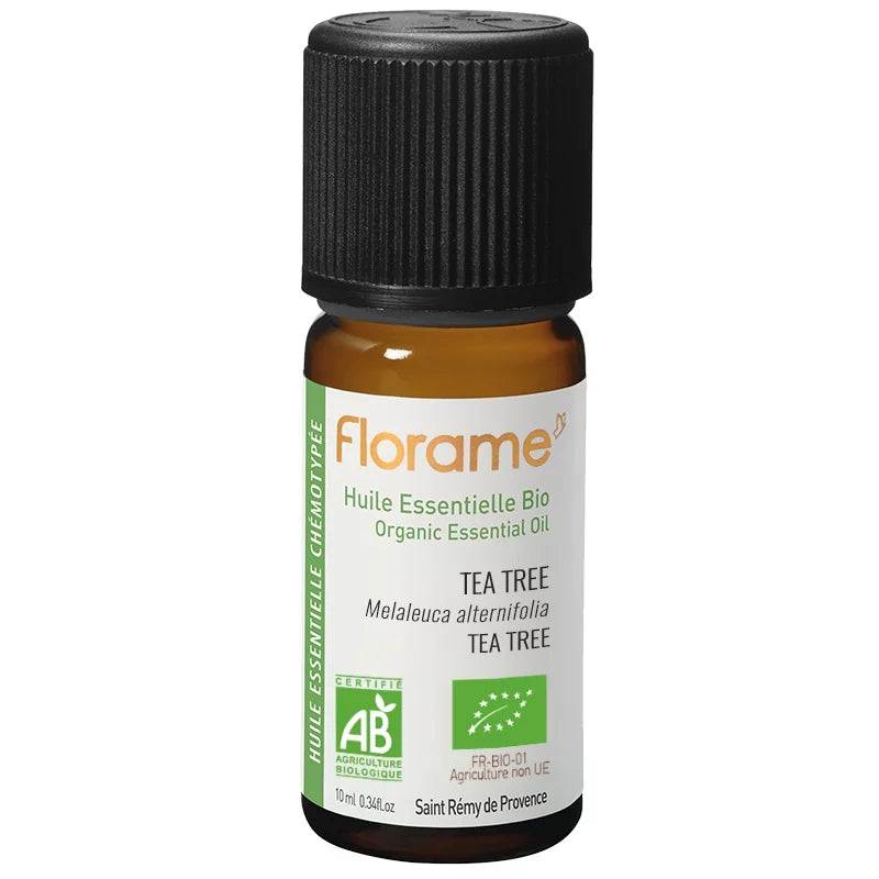 FLORAME - Organic Tea Tree Essential Oil - Naturally Pure & Invigorating 🌱💧