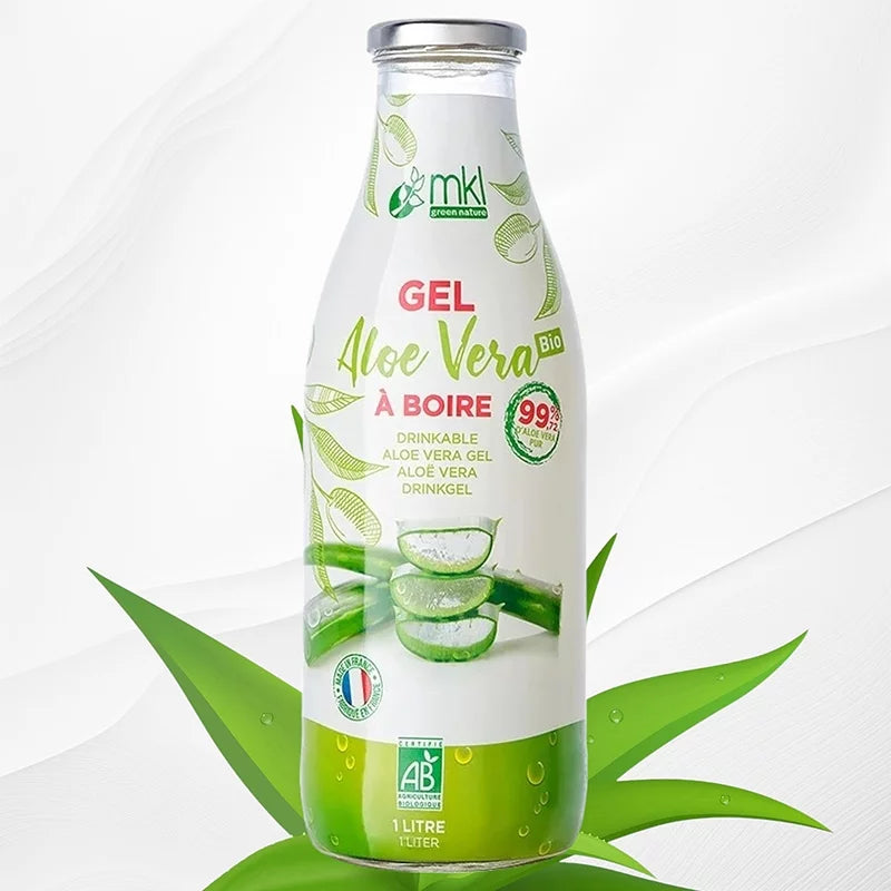MKL GREEN NATURE - Organic Aloe Vera Drinking Gel (1L) - Refreshing Hydration for Wellness! 🌿🥤