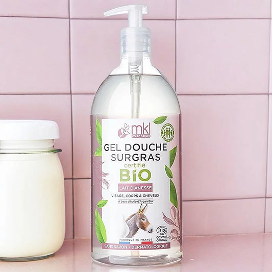 MKL GREEN NATURE - Organic Aloe Vera Shower Gel (1L) - Refreshing Moisture Boost 🌿💧