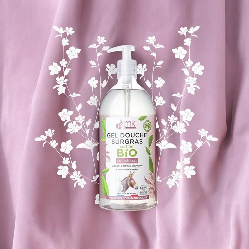 MKL GREEN NATURE - Organic Aloe Vera Shower Gel (1L) - Refreshing Moisture Boost 🌿💧
