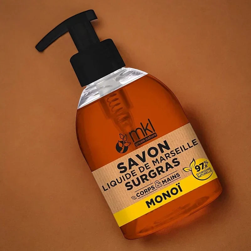 MKL GREEN NATURE - Liquid Marseille Soap with Coconut Oil – Pamper Your Skin Naturally 🌿🧼
