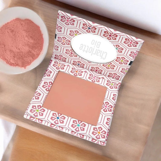 CHARLOTTE BIO - Coral Pink Powder Blush - Radiant Glow for Flawless Beauty 🌸✨
