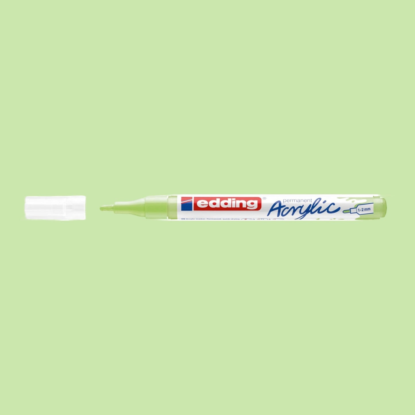 Edding 5300 Acrylmarker pastellgrün 917 , Rundspitze 1-2 mm
