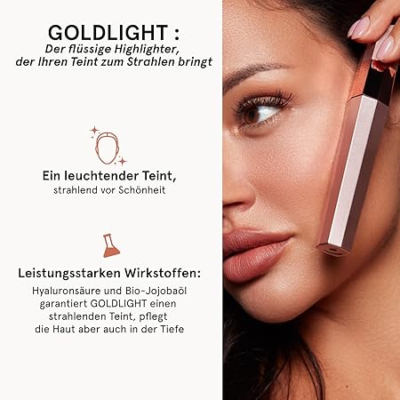 ROSEGOLD - Rose Gold Liquid Highlighter - Achieve a Stunning Glow ✨🌟