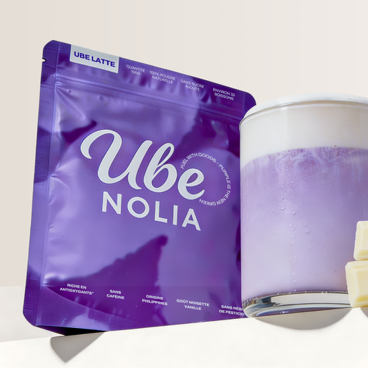 Ube latte Premium des Philippines - Nolia