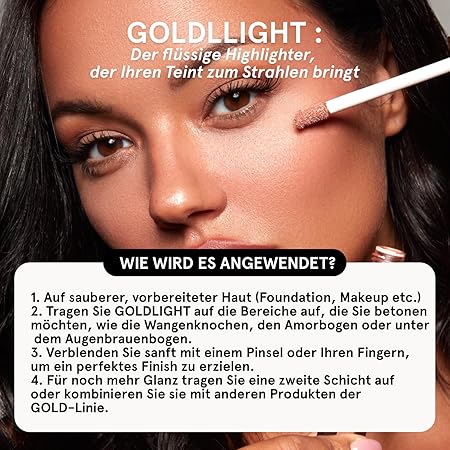 ROSEGOLD - Rose Gold Liquid Highlighter - Achieve a Stunning Glow ✨🌟