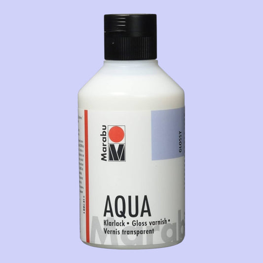Marabu Aqua Klarlack – Glänzender transparenter Lack auf Wasserbasis