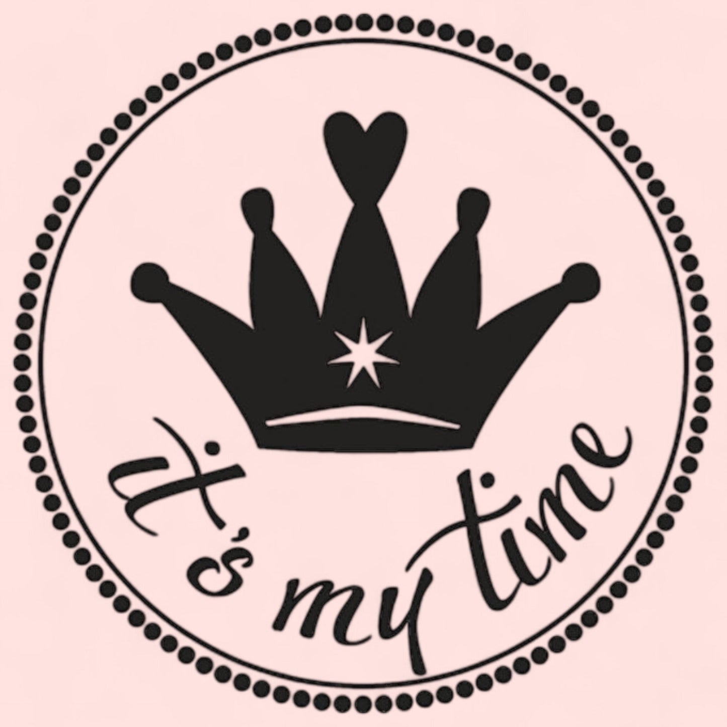 Rayher Holzstempel it´s my time Ø 3 cm