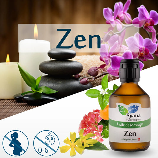 Syana Huile de Massage Zen – Embrace Tranquility and Relaxation 🌸