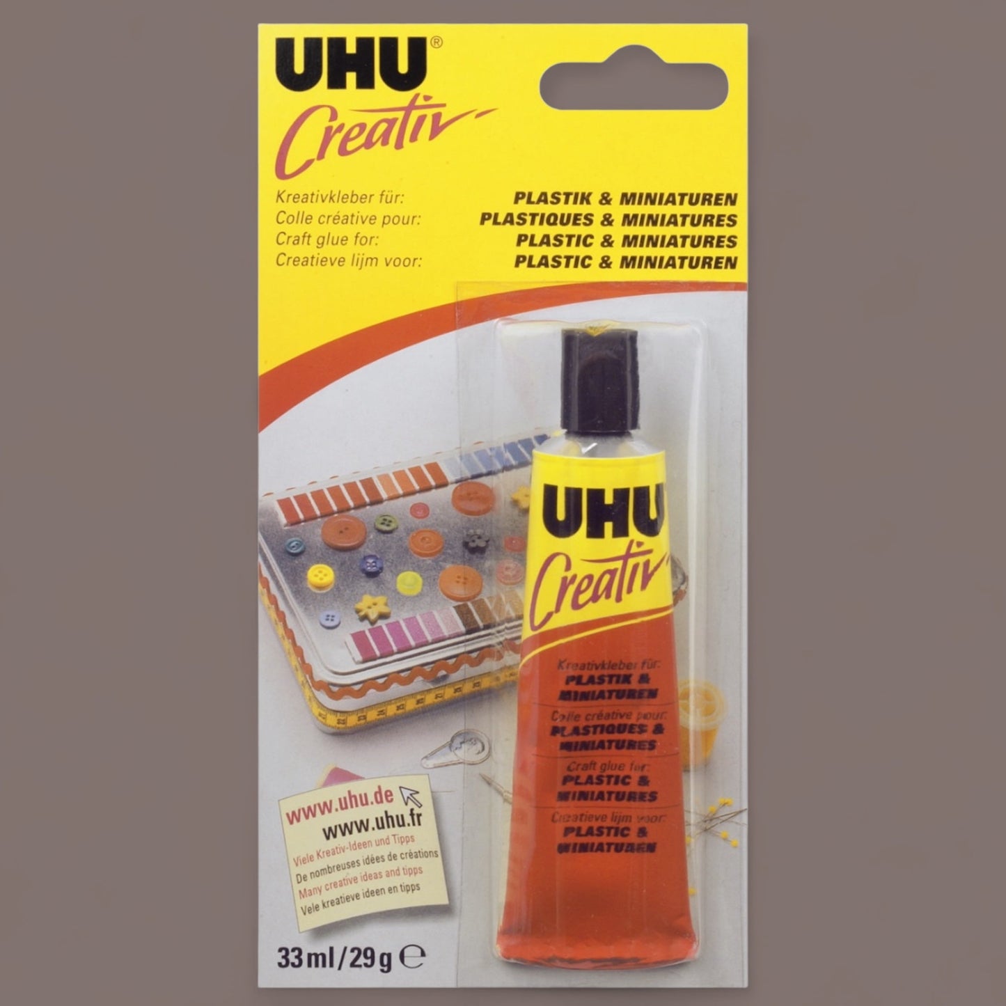 UHU Creativ für Plastik & Miniaturen. Bastelkleber