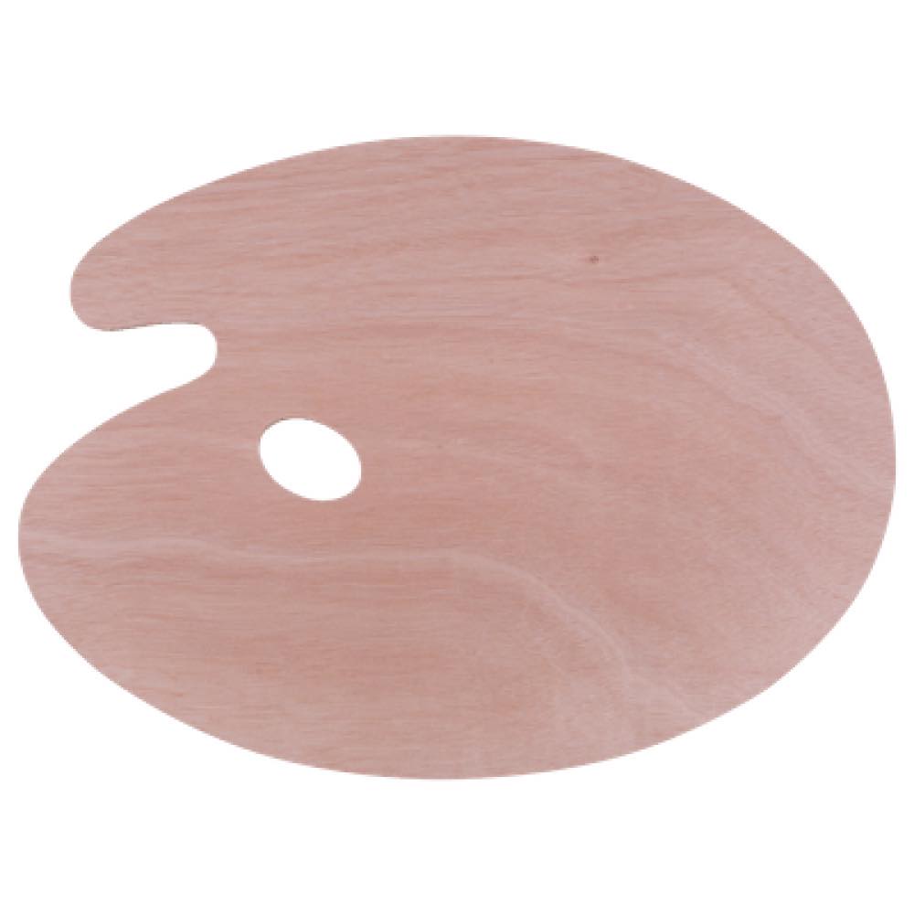 Sonnet Mischpaletten aus Holz Oval für die Ölmalerei