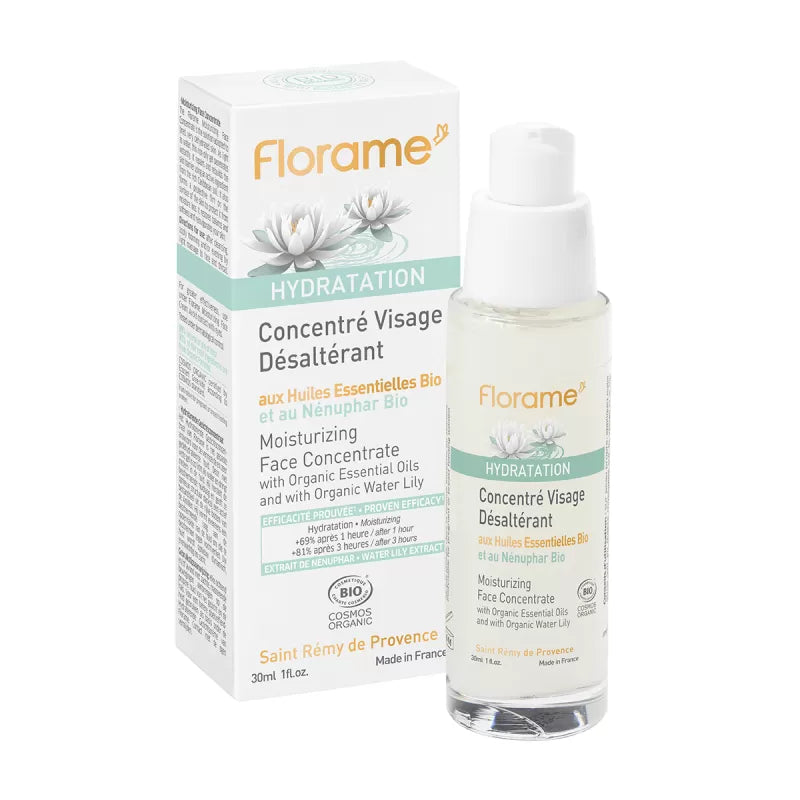 FLORAME - Organic Refreshing Concentrate for the Face with Water Lily - Revitalize Your Skin! 🌸💧
