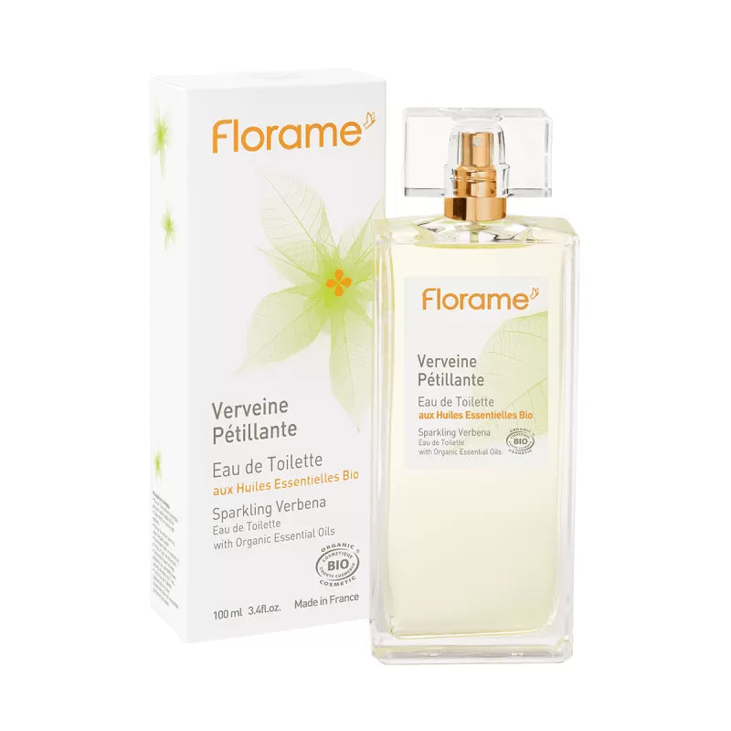 FLORAME - Organic Essential Oil Eau de Toilette, Sparkling Verbena - Refreshing Aromatic Bliss 🌿✨