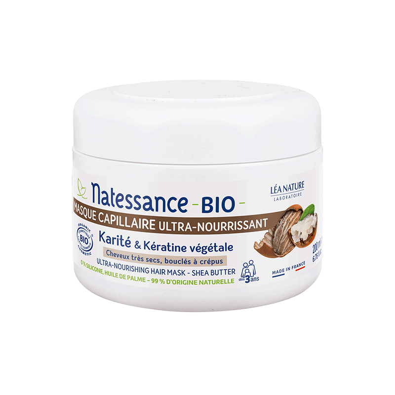 NATESSANCE - Ultra-Nourishing Hair Mask with Organic Shea Butter - Revitalize Your Locks! ✨💆♀️