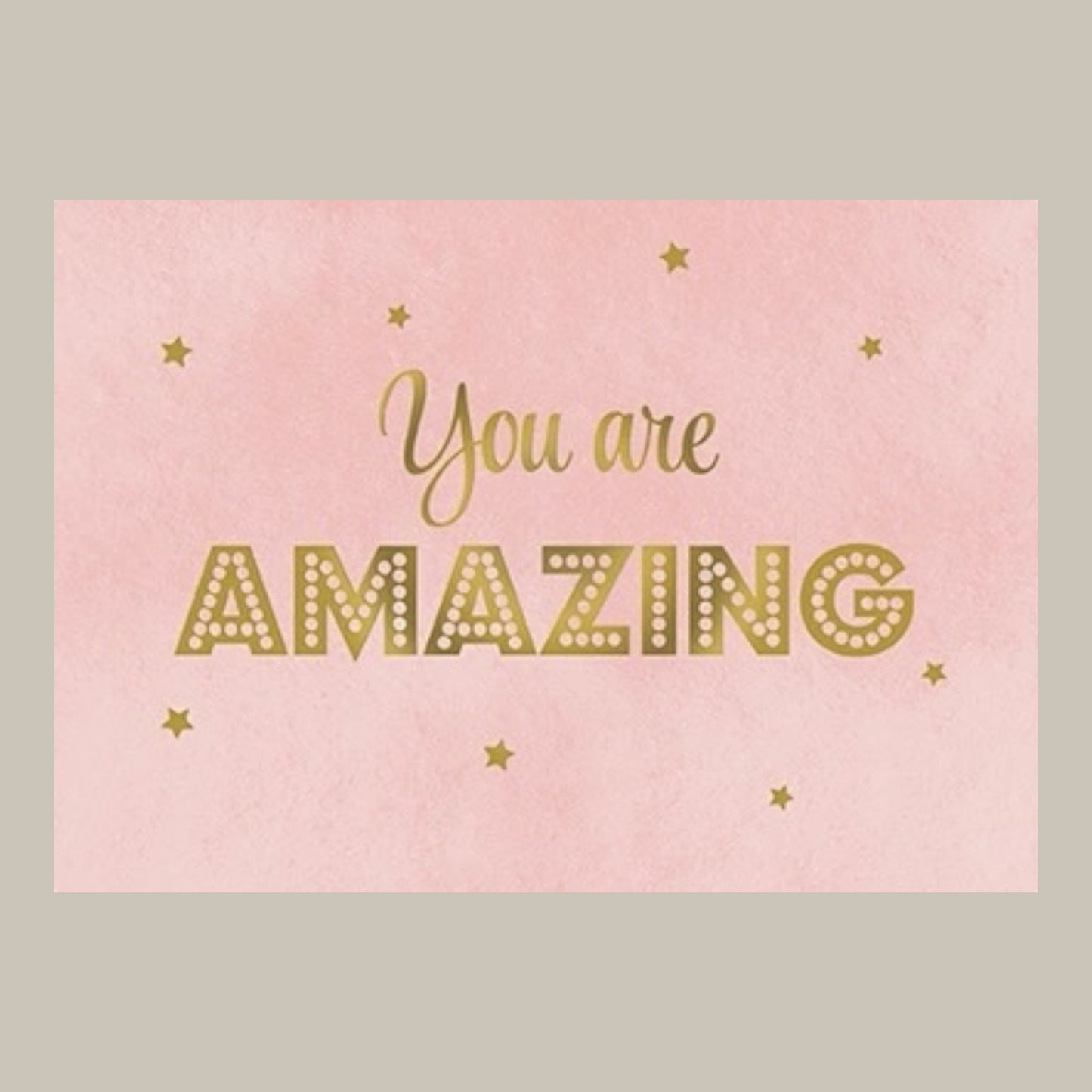 Postkarte. You are Amazing