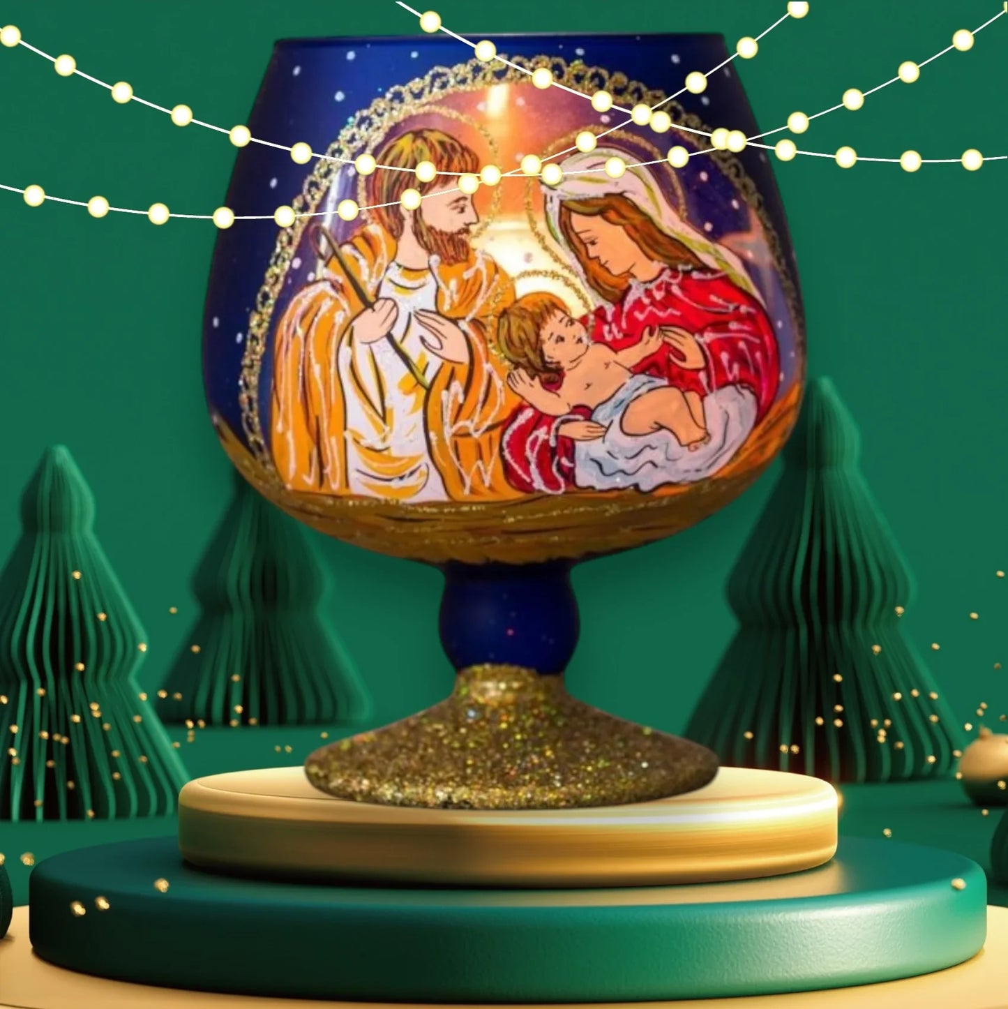 Goleo Teelichtlampe - Holy Night