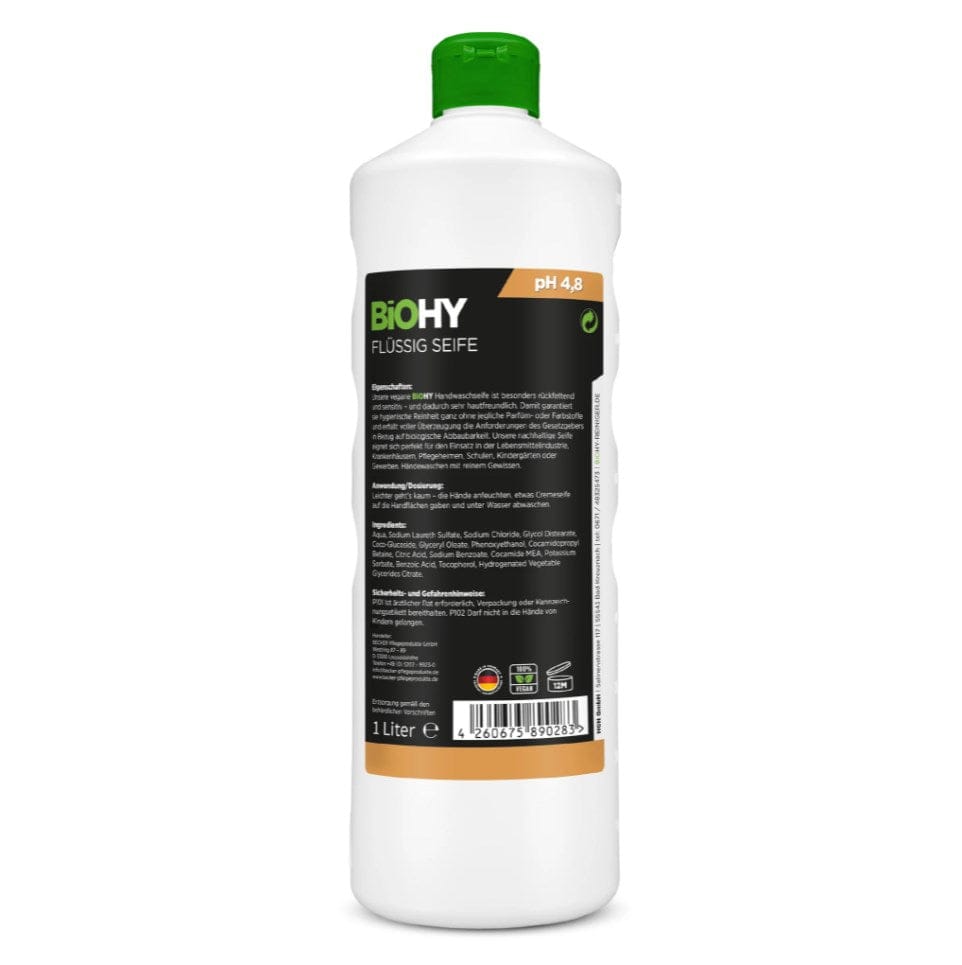 BiOHY Flüssigseife – Vegan, Sensitiv & Parfümfrei
