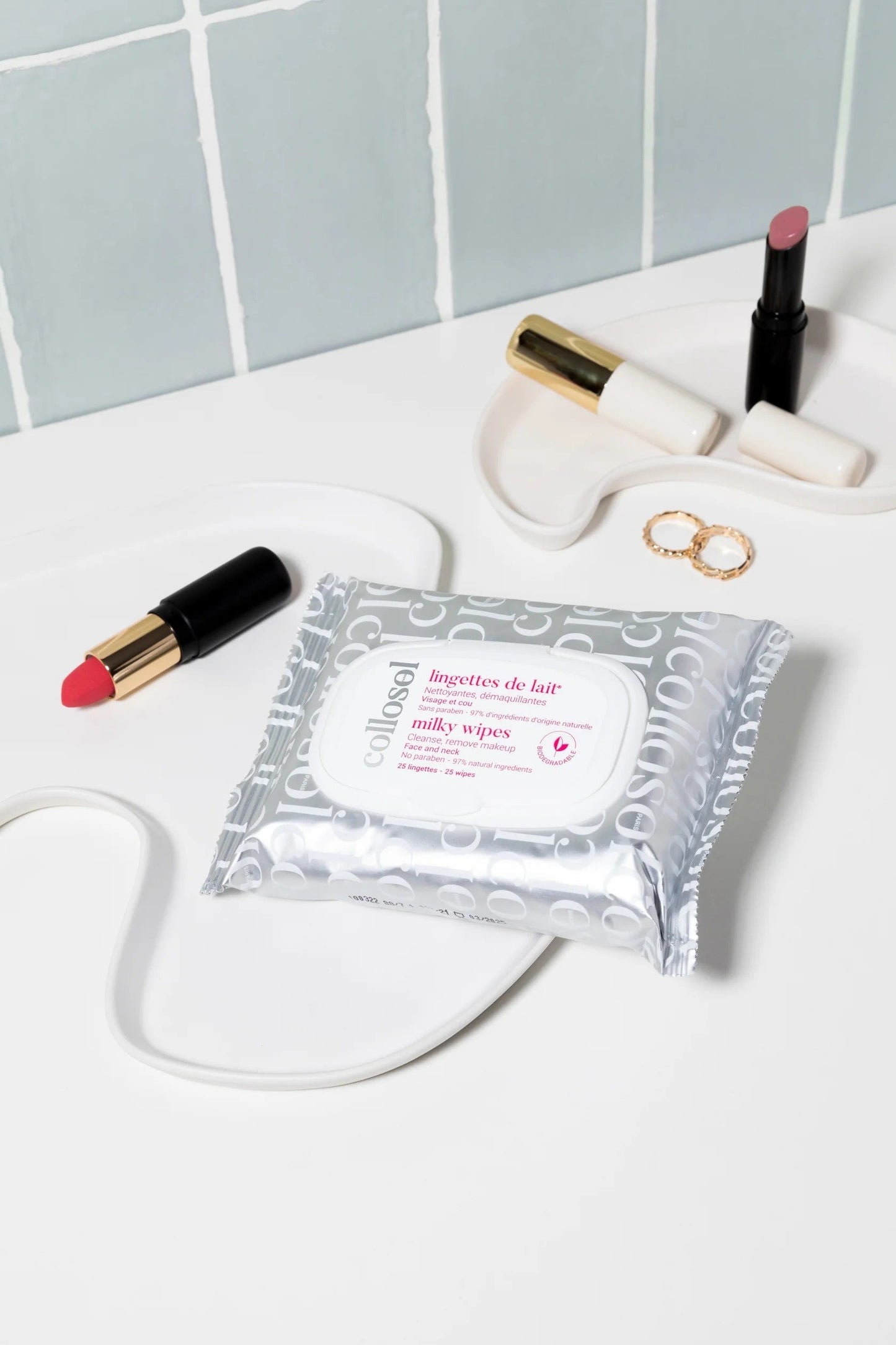 Collosol - Lingettes de Lait Make-up-Entfernungstücher x25