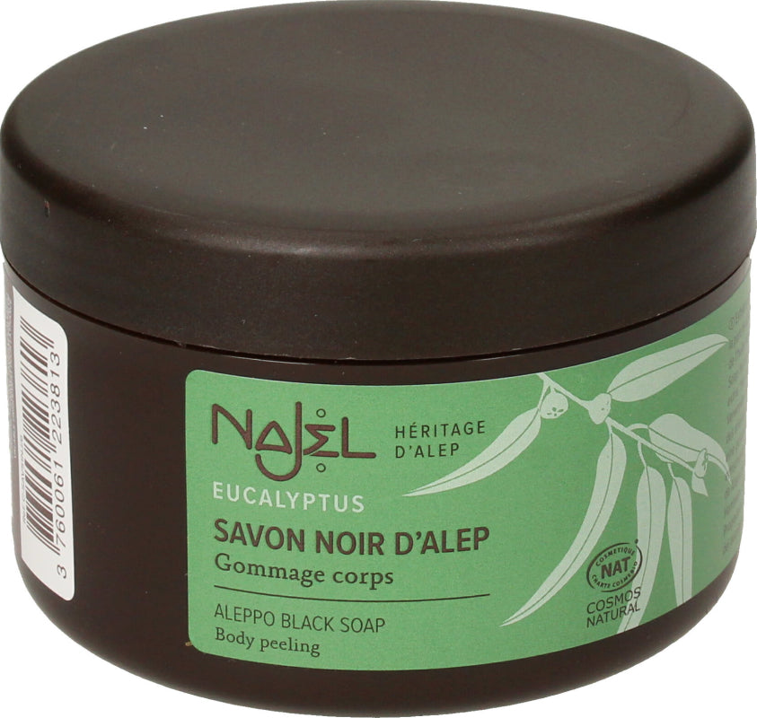 Najel - Aleppo Black Soap Body Scrub - Revitalize Your Skin Naturally 🌿✨