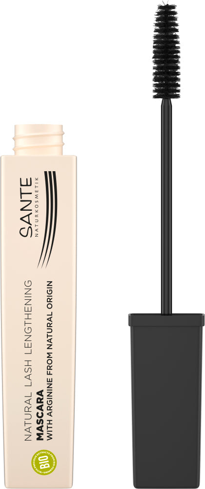 Sante – Natural Lash Lengthening Mascara 01 Black – Vegan & Gluten-Free 🌿✨