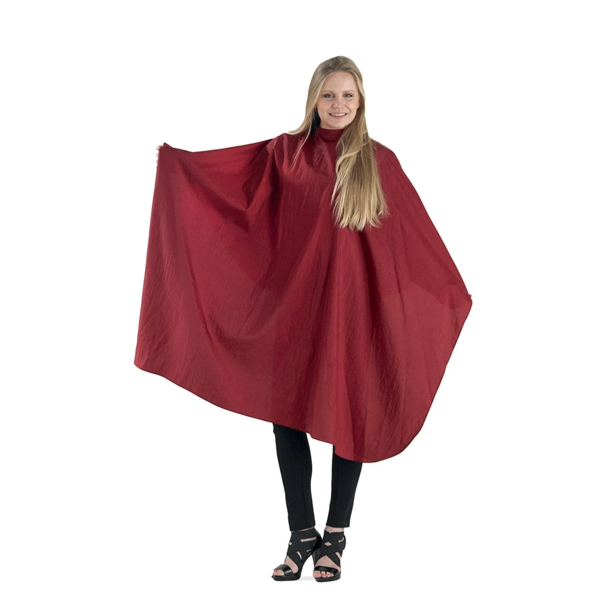 Nylon Silk Friseurumhang - bordeaux