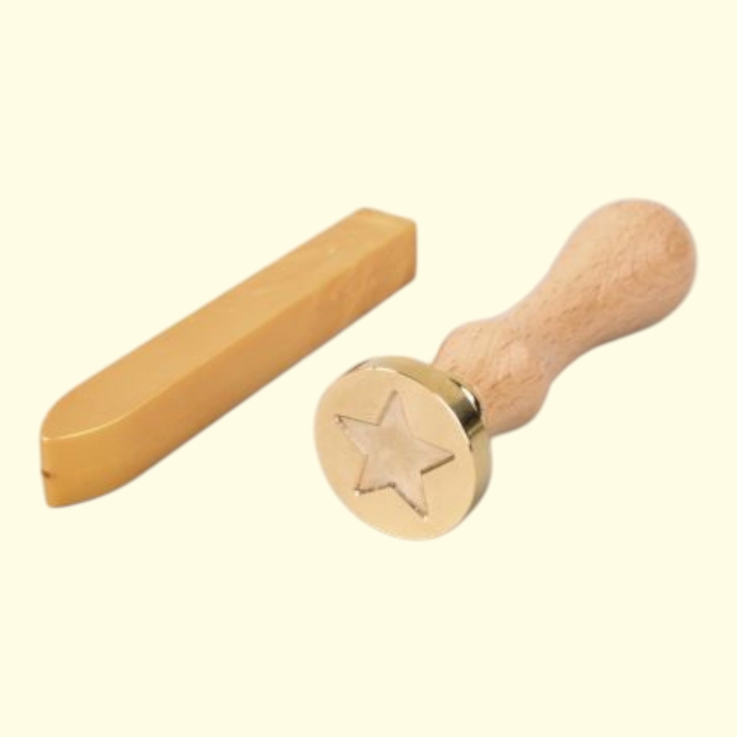 Rayher Siegelwachs-Set Stern, Gold, 2,5 cm