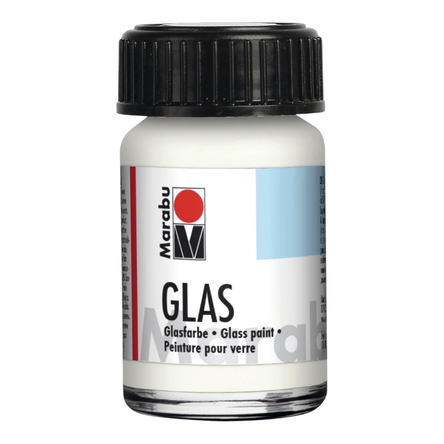 Marabu Transparent Glasfarbe, Weiss 070 , 15 ml