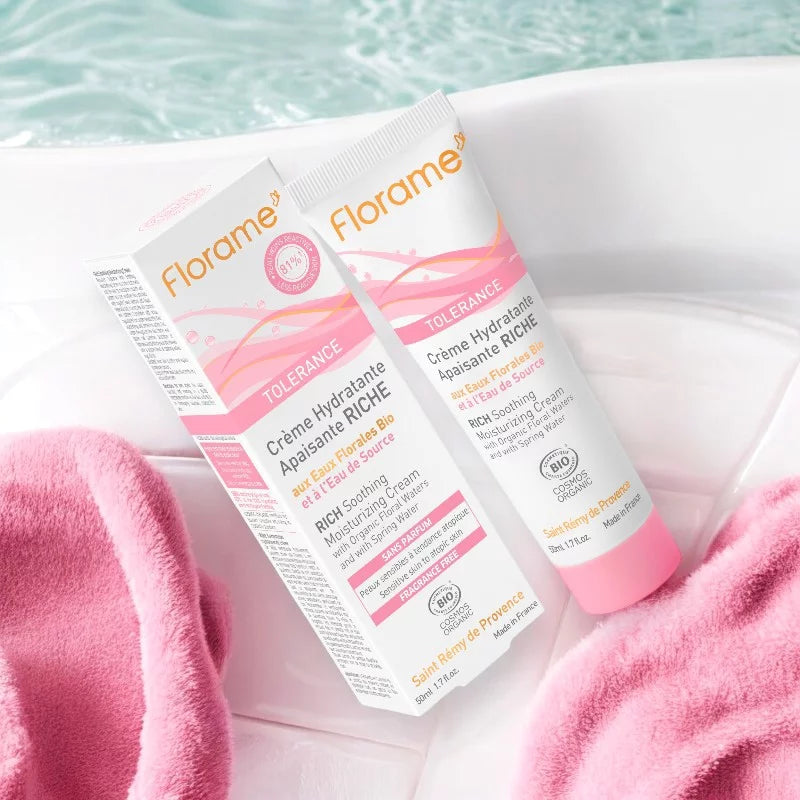 FLORAME - Soothing Moisturizing Cream with Organic Rich Spring Water - Hydrate & Refresh Your Skin! 💧🌿