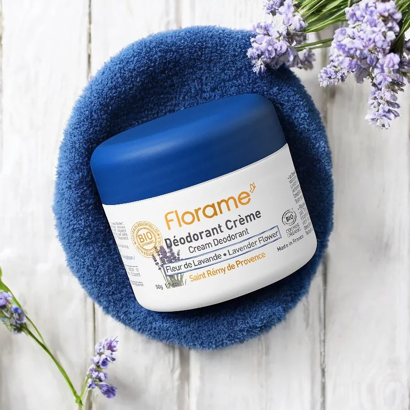 FLORAME - Deodorant Cream Bio Lavender - Stay Fresh Naturally! 🌿💜