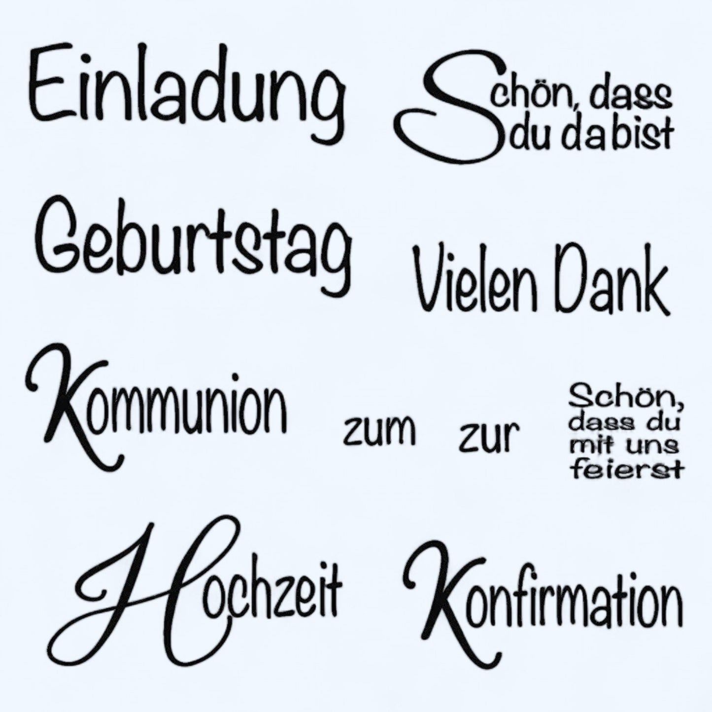 Rayher Silikonstempel Stempel. Anlass