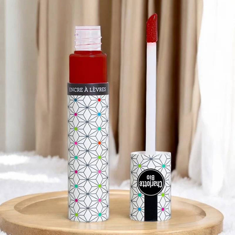 CHARLOTTE BIO - Lipstick Garnet Red ORGANIC - Luxurious Color for Gorgeous Lips đâ¤ď¸