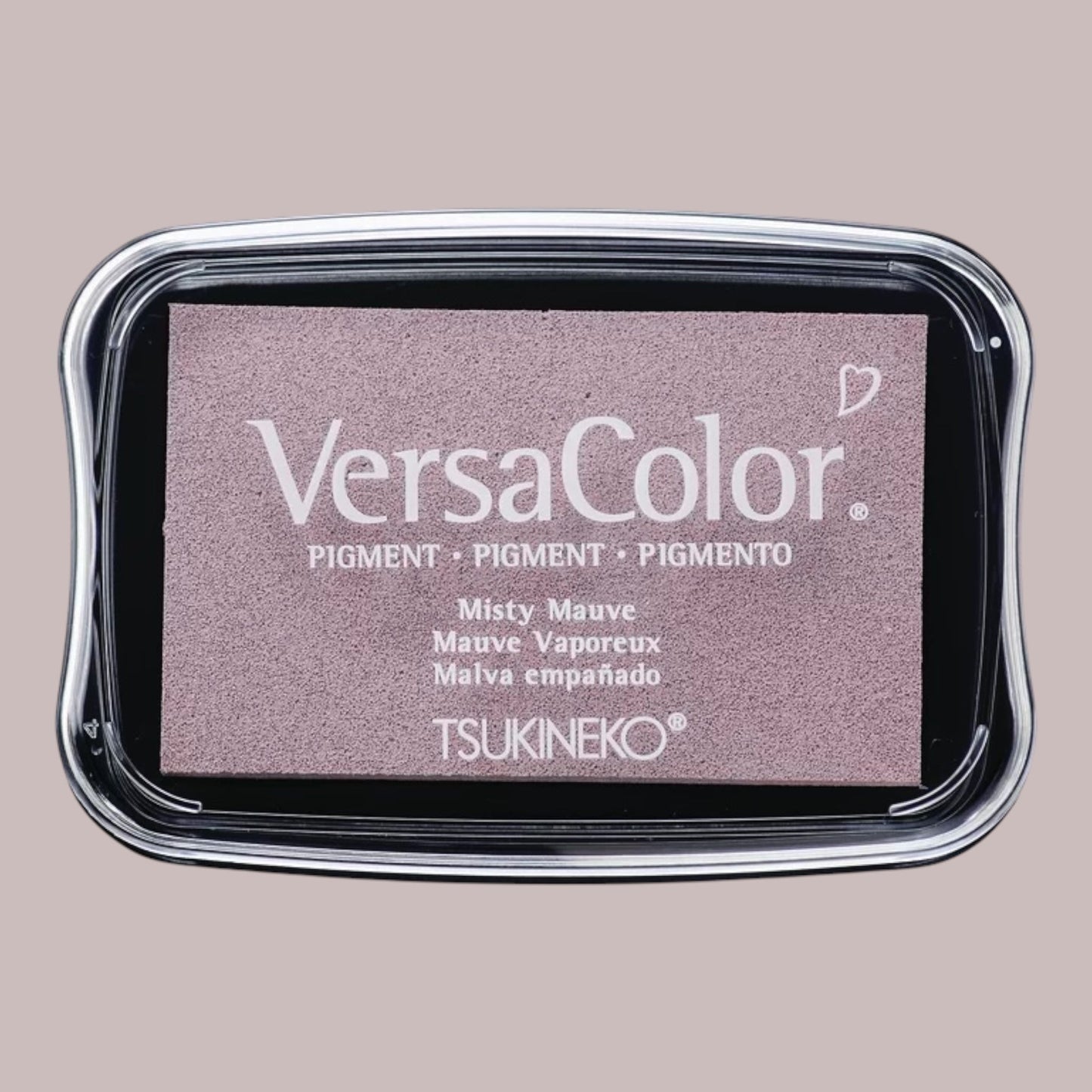 Rayher Stempelkissen Versa Color Pigment-misty mauve, 9,6x6,3x1,8cm