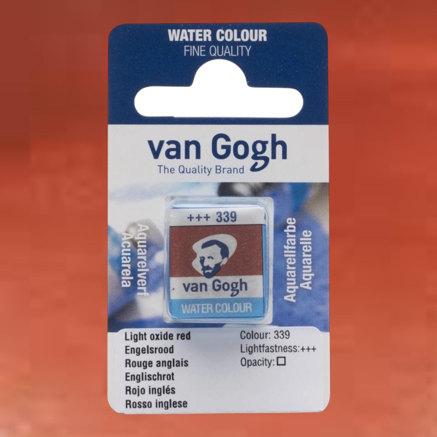 Van Gogh Aquarellfarbe Näpfchen Englischrot 339