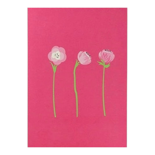 Pop-Up Karte Blumenwiesengrüße