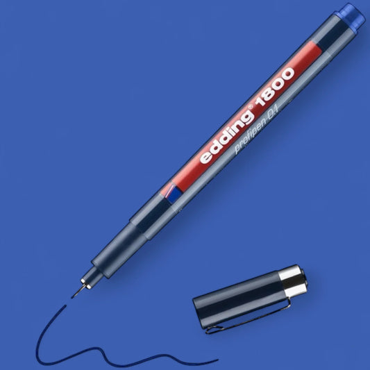 Edding 1800 Präzisionsfeinschreiber, Kunststoffspitze 0,5 mm