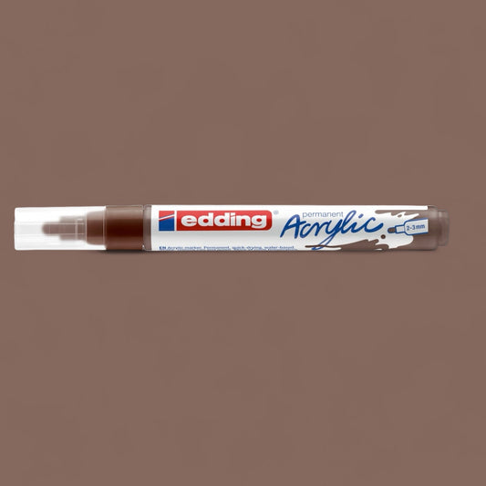 Edding 5100 Acrylmarker Schokolade 907 , Rundspitze 2-3 mm