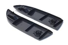 HAMAX - Black Steering Skid Set - Ultimate Snow Control ❄️🛷