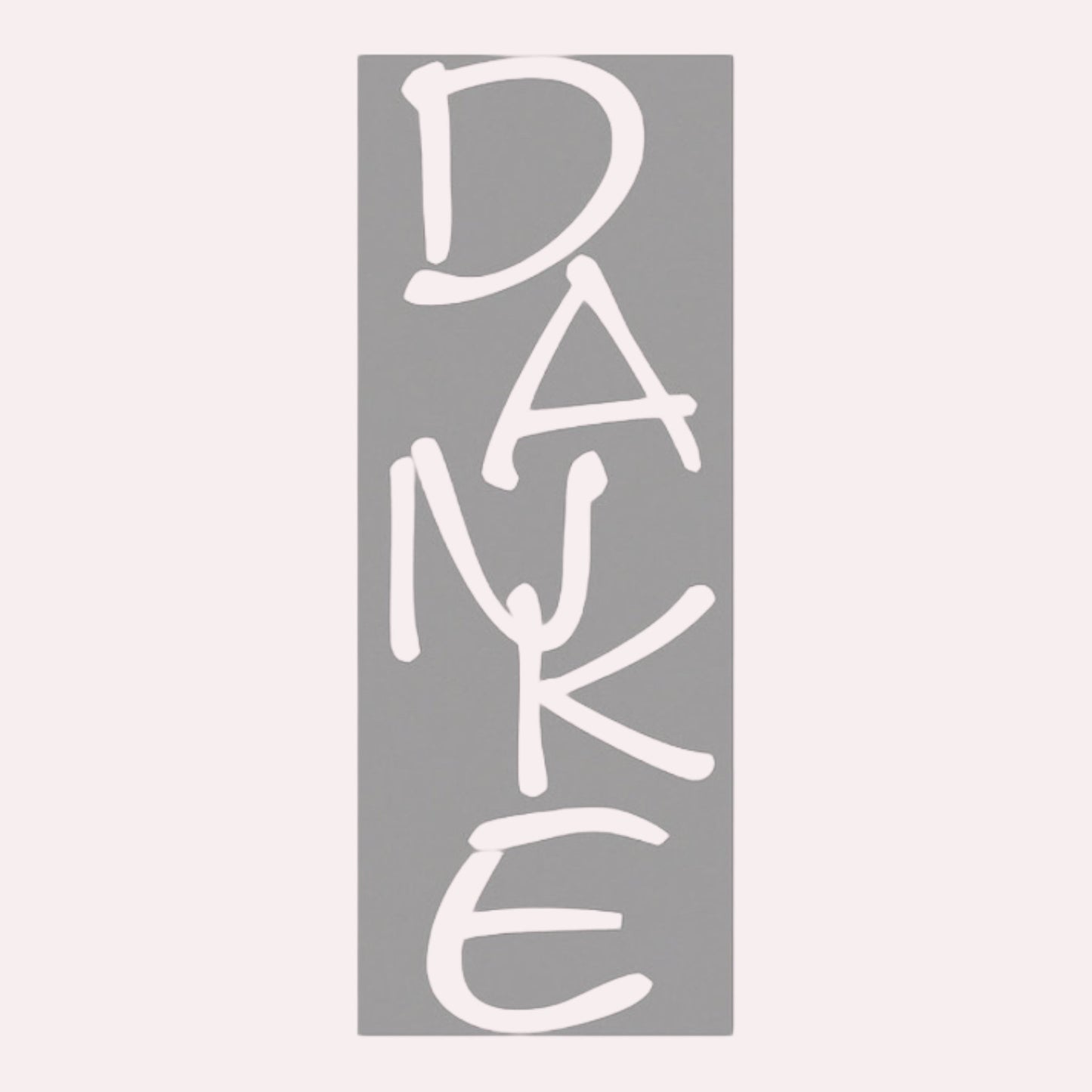 Rayher Holzstempel Danke , 3 × 7 cm