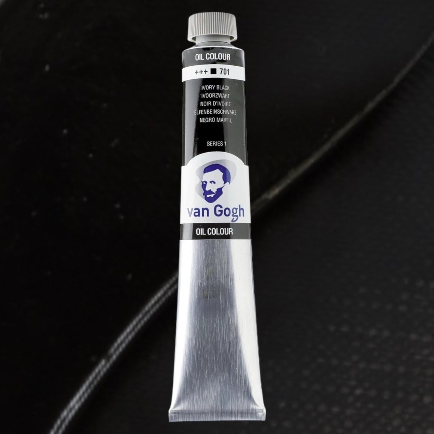 Van Gogh Ölfarbe – Elfenbeinschwarz 701 – 20 ml, 60 ml