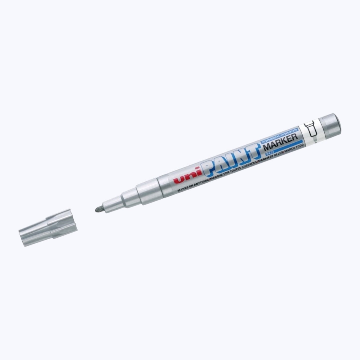 Uni-ball Permanent-Marker PAINT (PX-21), Silber 08-1.2mm