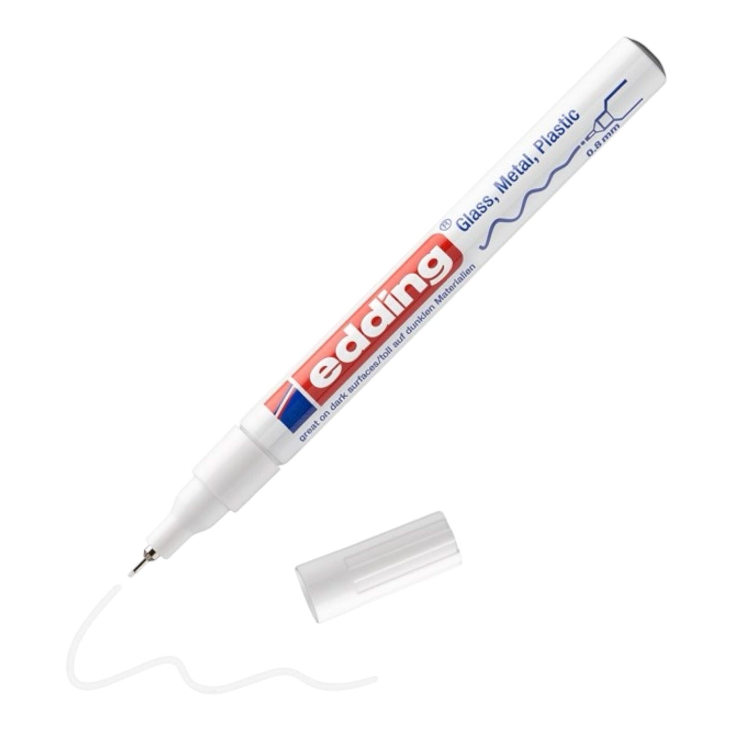 Edding 780 Glanzlack-Marker Weiß, 0,8 mm