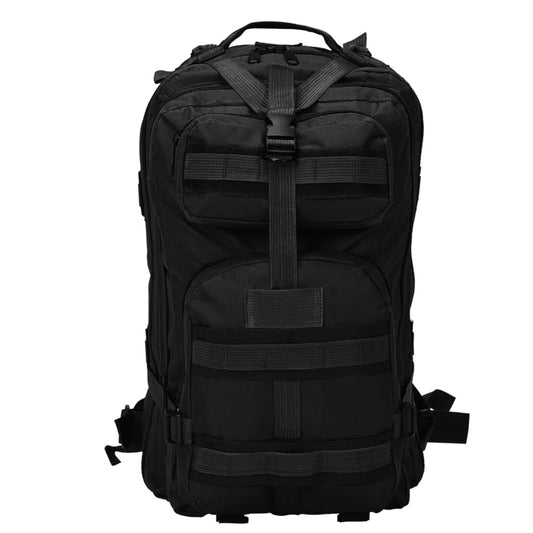 Zaino in stile militare, 50 L, nero