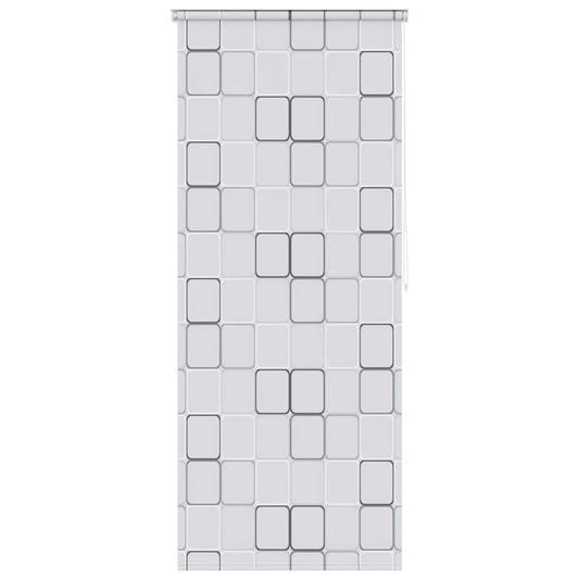 Duschrollo 80x240 cm Quadratmuster