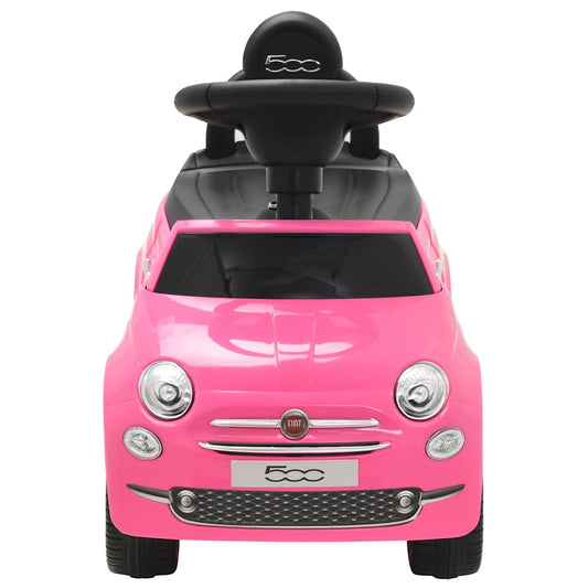 Auto cavalcabile per bambini Fiat 500 Rosa