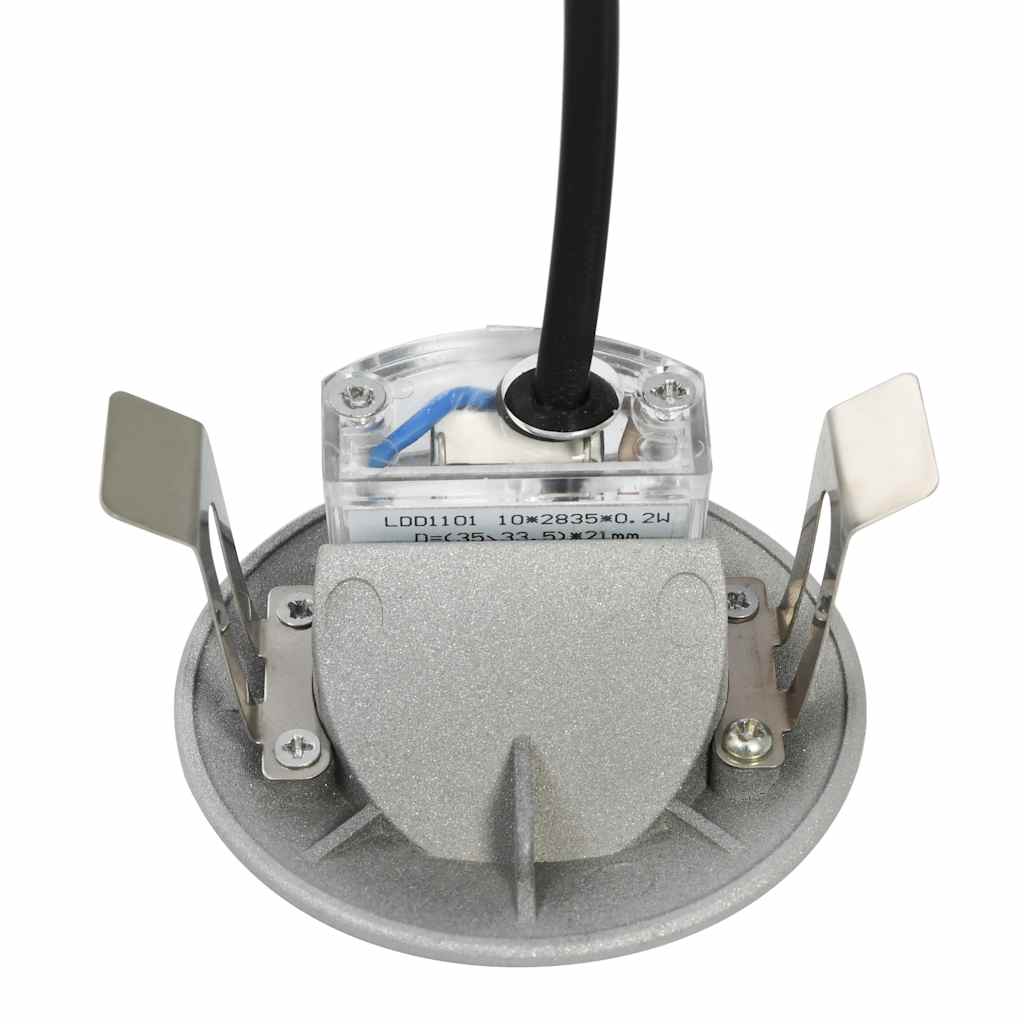 Außenwandleuchten 6 Stk. LED 2 W Silbern Rund